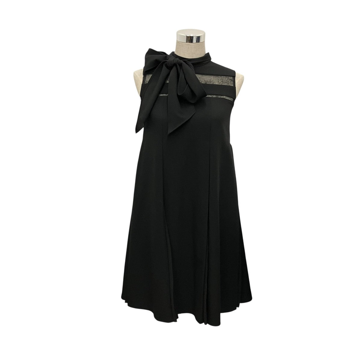 Her lip to 【LACE TRIMMED BOWTIE DRESS】レーストリムボウタイワンピース1223305017 古着・中古-2枚目のアイテム画像