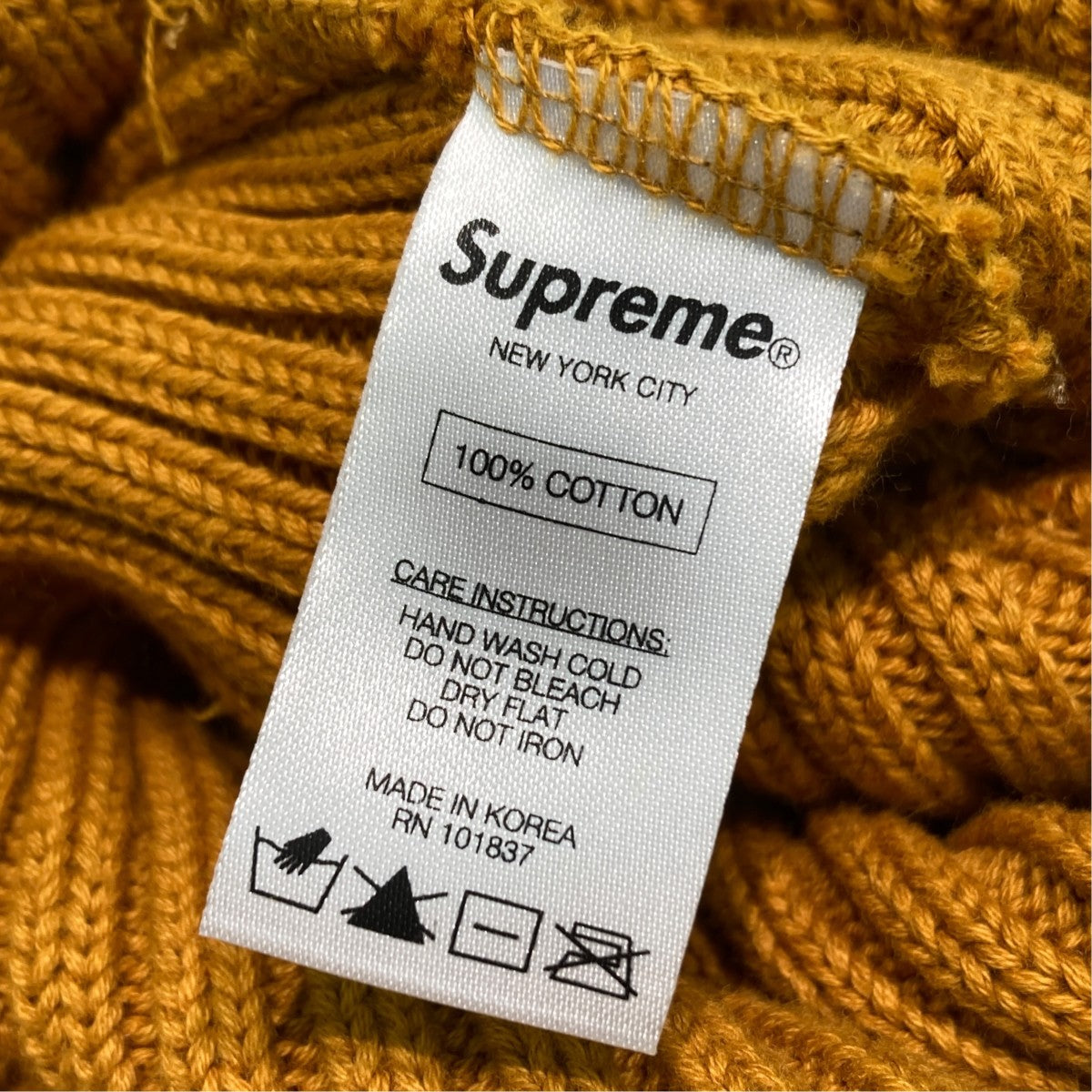Ribbed Beanieニットキャップ