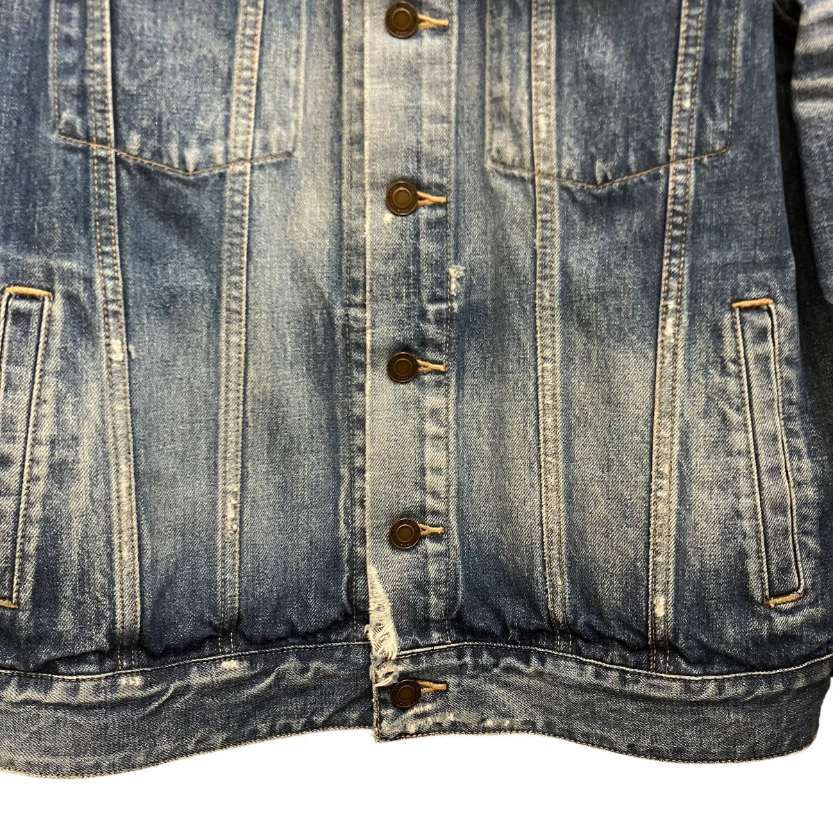【DESTROYED JACKET】デストロイデニムジャケット602709