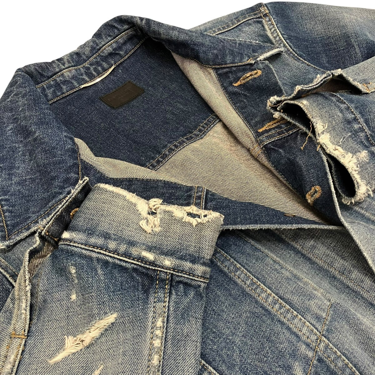 【DESTROYED JACKET】デストロイデニムジャケット602709
