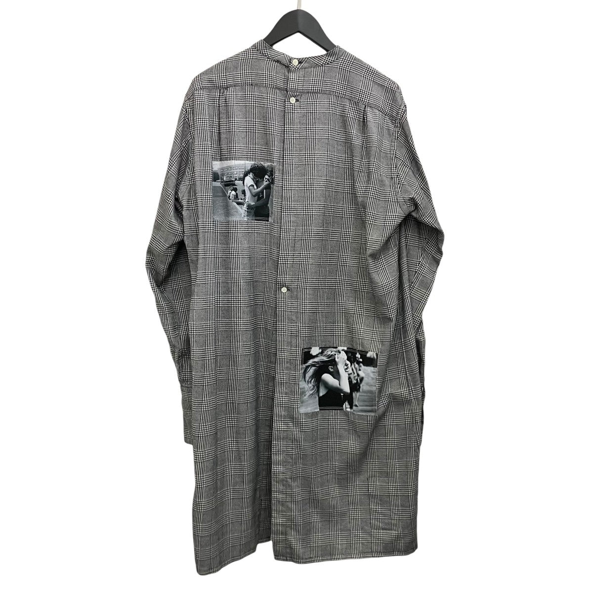 【BAND COLLAR MAXI LENGTH MEDICAL SHIRT．】バンドカラーシャツss.0004bAW24
