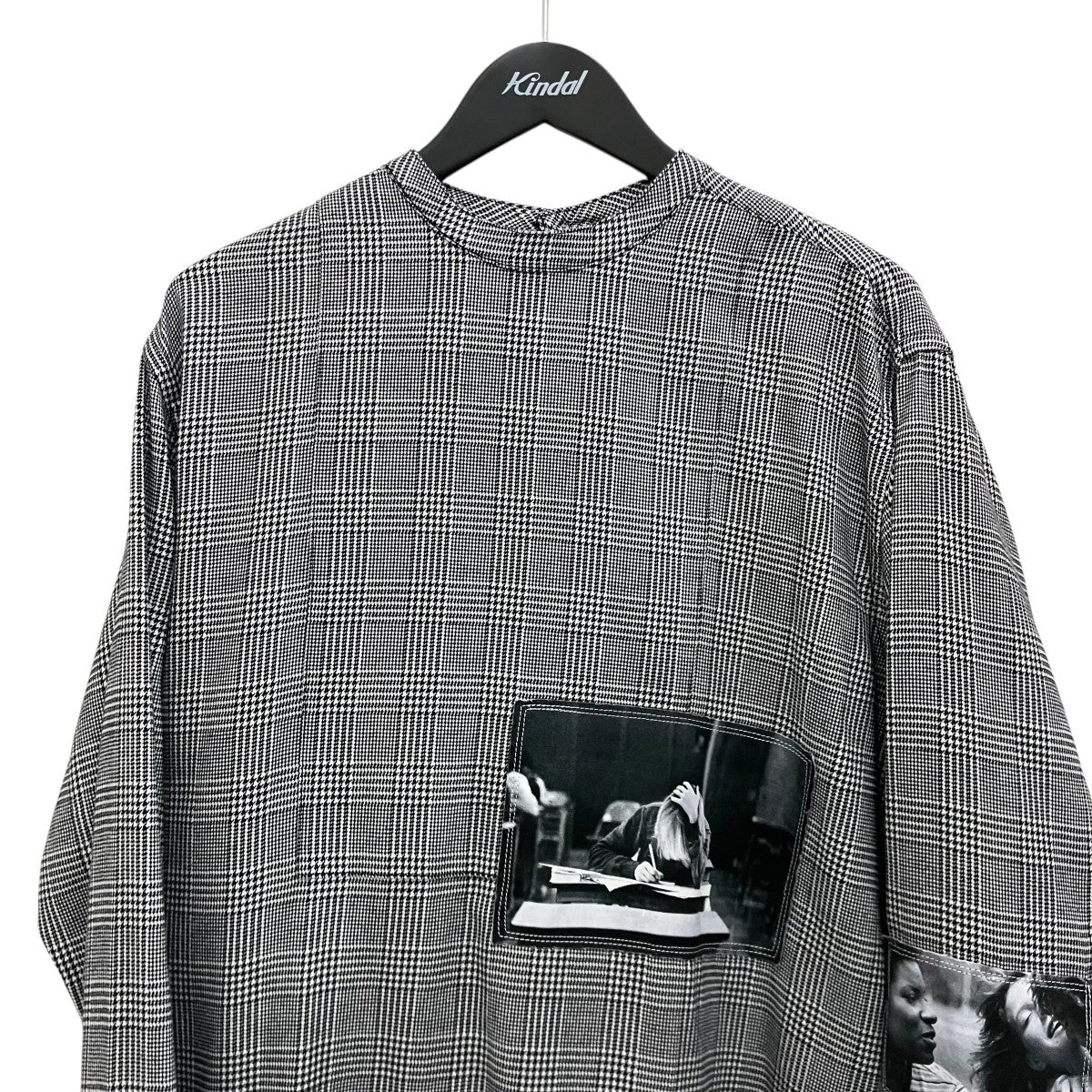 【BAND COLLAR MAXI LENGTH MEDICAL SHIRT．】バンドカラーシャツss.0004bAW24