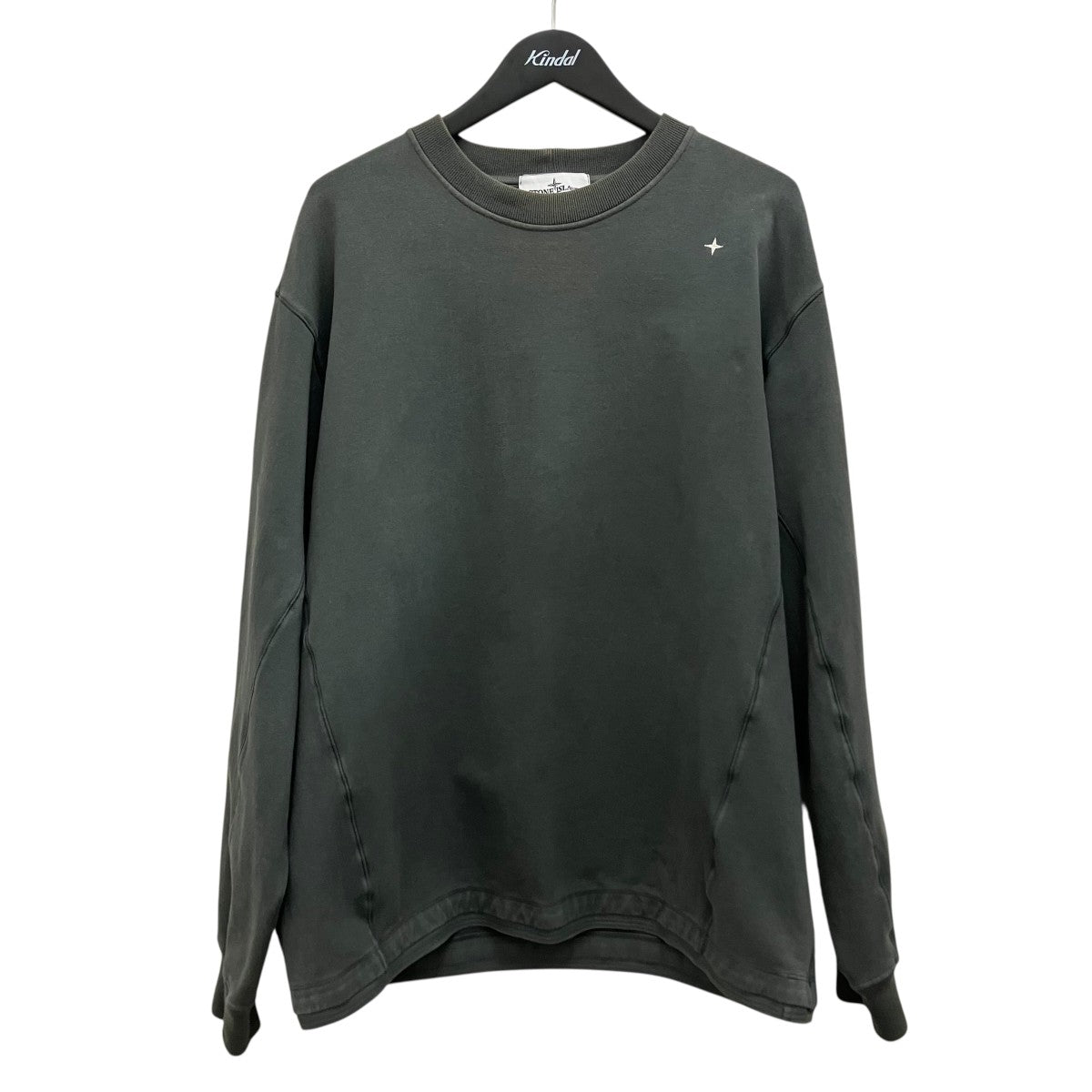 STONE ISLAND 【STRETCH COTTON FLEECE S．I． STELLINA】スターエンブロイダリースウェット7915601G5 古着・中古-1枚目のアイテム画像