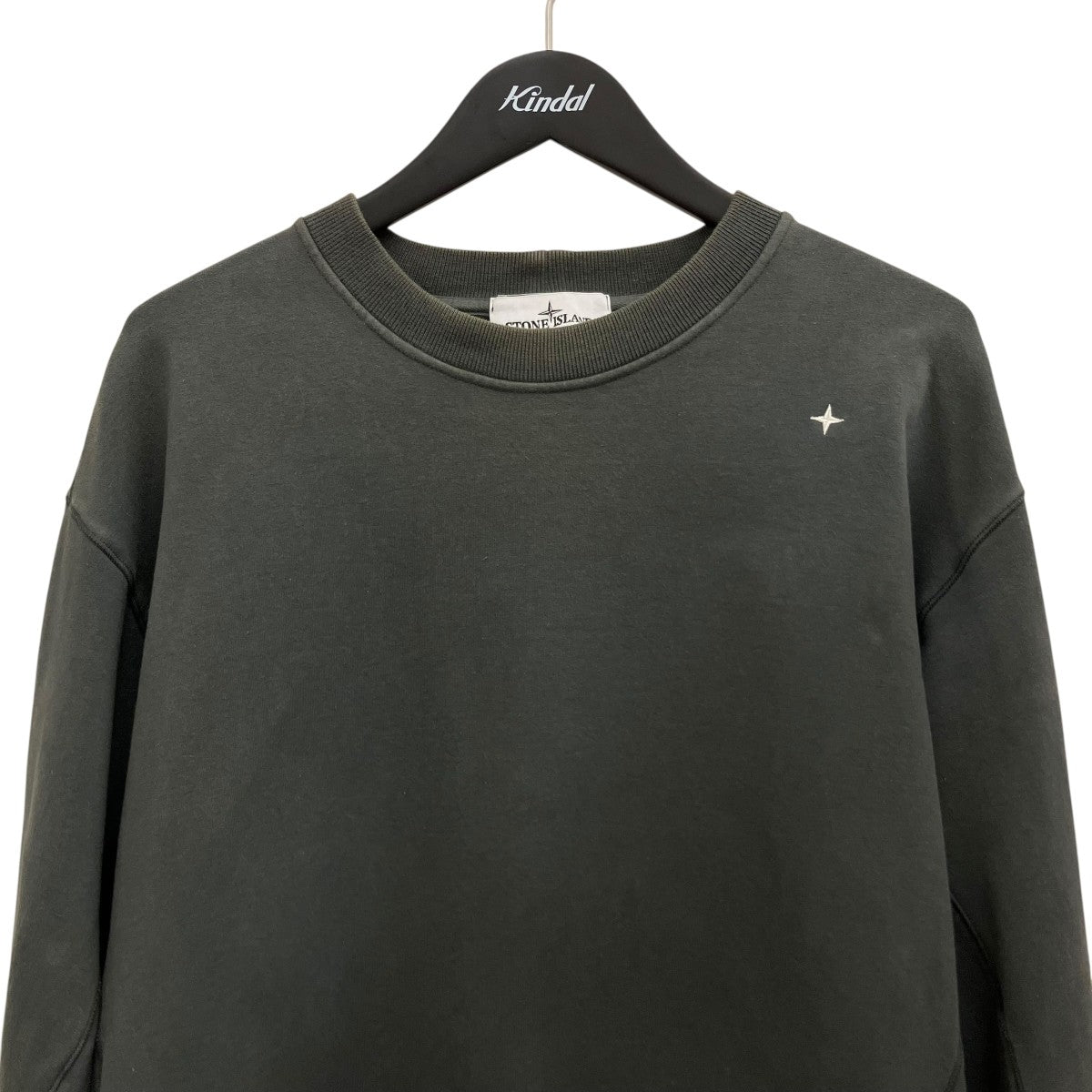 STONE ISLAND 【STRETCH COTTON FLEECE S．I． STELLINA】スターエンブロイダリースウェット7915601G5 古着・中古-3枚目のアイテム画像