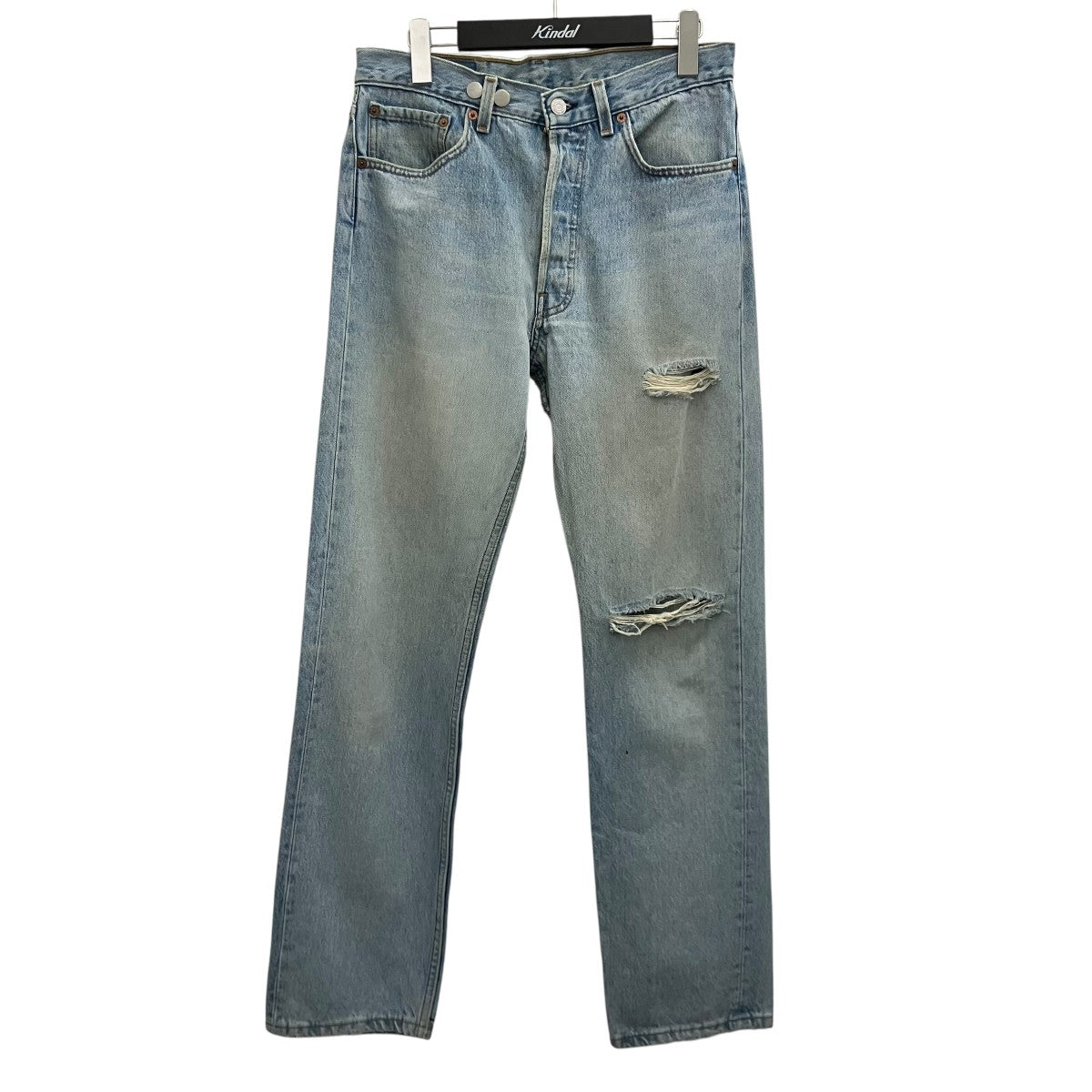 BASICS 【VINTAGE LEVIS HEART STITCH DAMAGE DENIM】ダメージ加工デニムパンツ5672-14-980-059 古着・中古-1枚目のアイテム画像