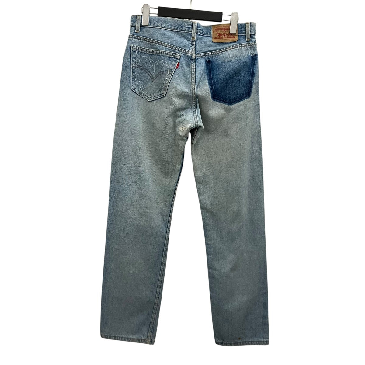 BASICS 【VINTAGE LEVIS HEART STITCH DAMAGE DENIM】ダメージ加工デニムパンツ5672-14-980-059 古着・中古-2枚目のアイテム画像