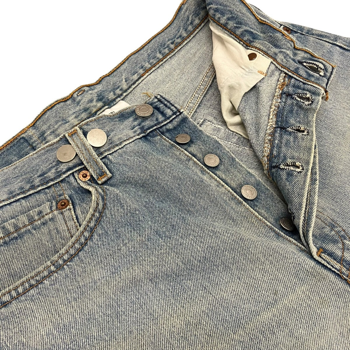 BASICS 【VINTAGE LEVIS HEART STITCH DAMAGE DENIM】ダメージ加工デニムパンツ5672-14-980-059 古着・中古-5枚目のアイテム画像