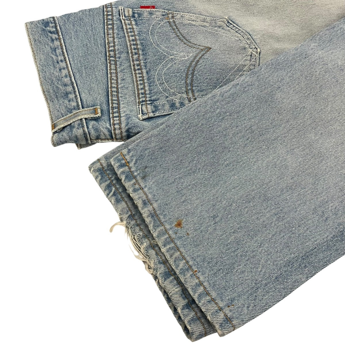 BASICS 【VINTAGE LEVIS HEART STITCH DAMAGE DENIM】ダメージ加工デニムパンツ5672-14-980-059 古着・中古-8枚目のアイテム画像