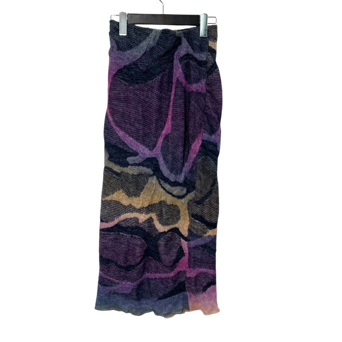 AMERI 【UND GRUNGE KNIT SKIRT】モヘヤ混スカート02320960530 古着・中古-2枚目のアイテム画像