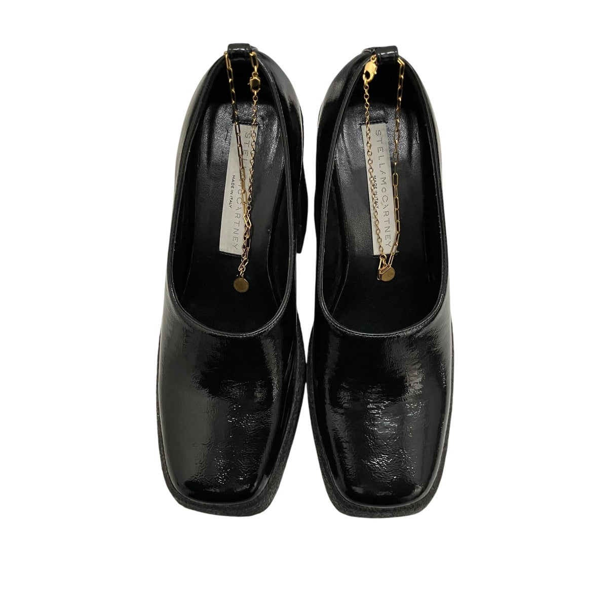 STELLA McCARTNEY アンクルチェーンパテントパンプス800236 古着・中古-5枚目のアイテム画像