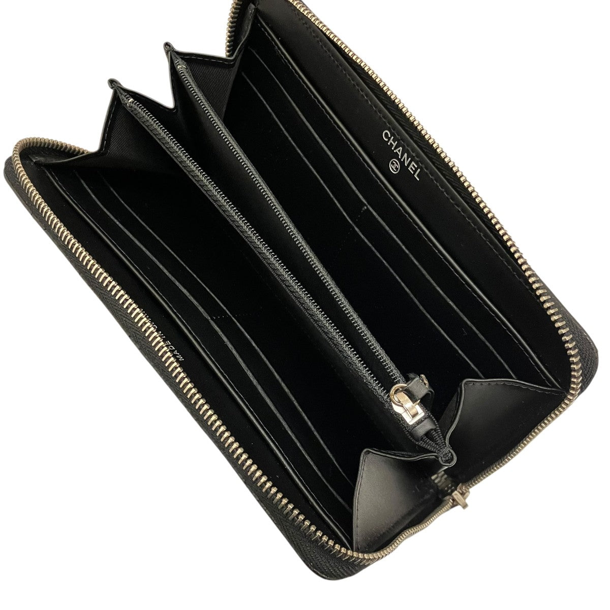 CHANEL キャビアスキンマトラッセウォレット 古着・中古-6枚目のアイテム画像