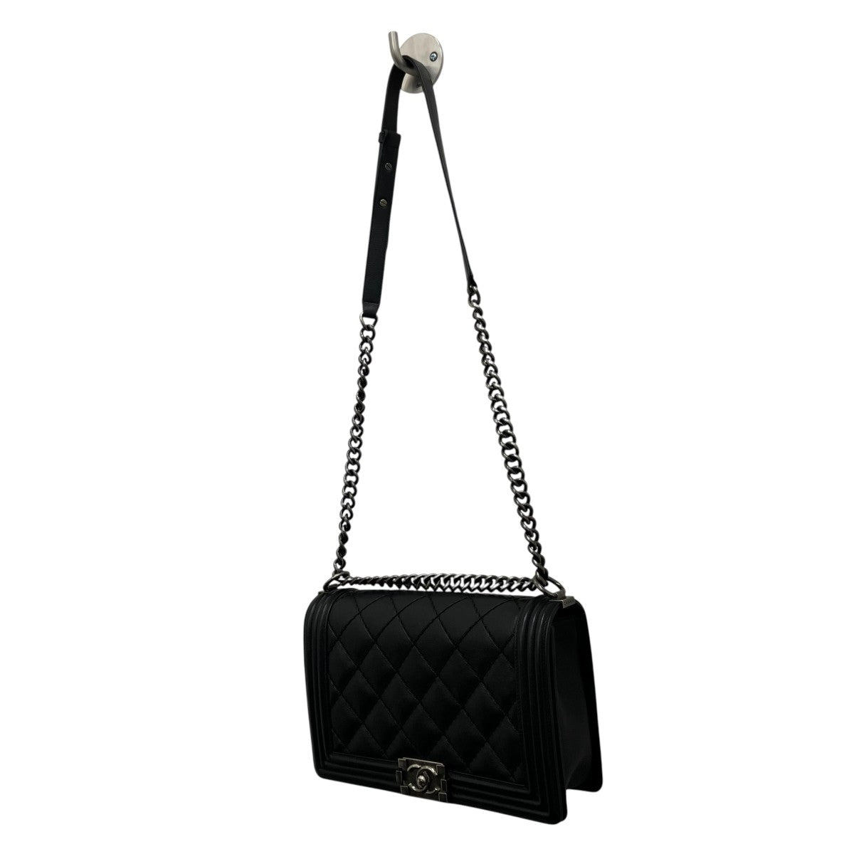 CHANEL ボーイシャネルチェーンショルダーバッグ 古着・中古-1枚目のアイテム画像