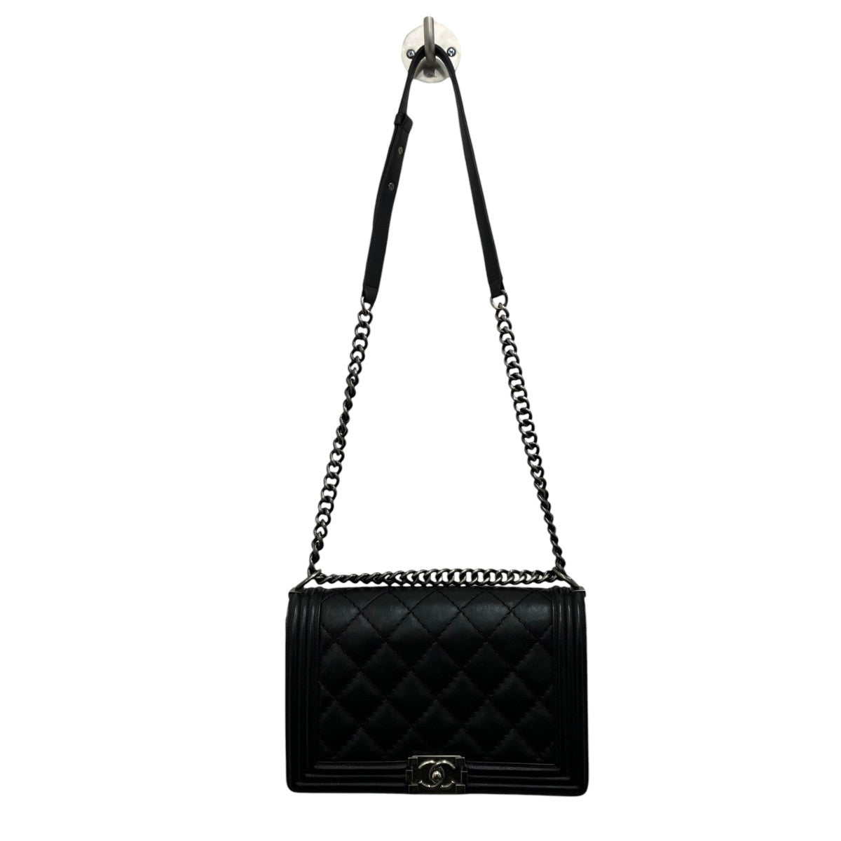 CHANEL ボーイシャネルチェーンショルダーバッグ 古着・中古-2枚目のアイテム画像