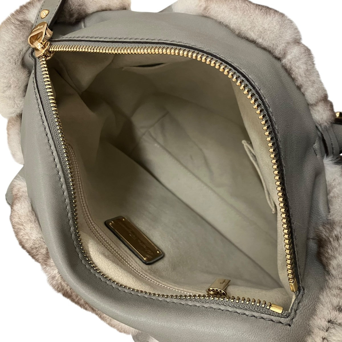 Salvatore Ferragamo ファーハンドバッグGG-21C146 古着・中古-8枚目のアイテム画像
