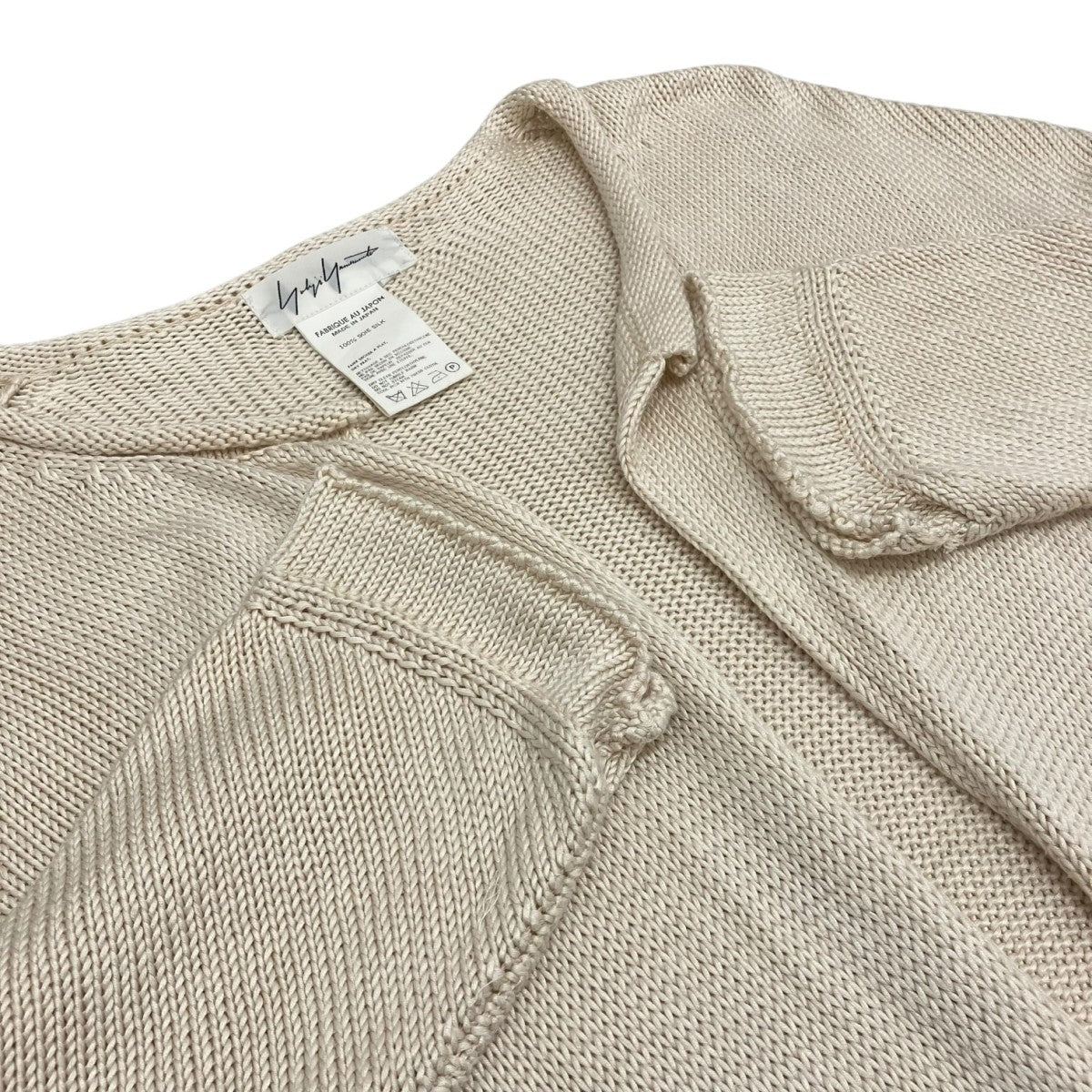 YOHJI YAMAMOTO シルクカーディガン 古着・中古-6枚目のアイテム画像