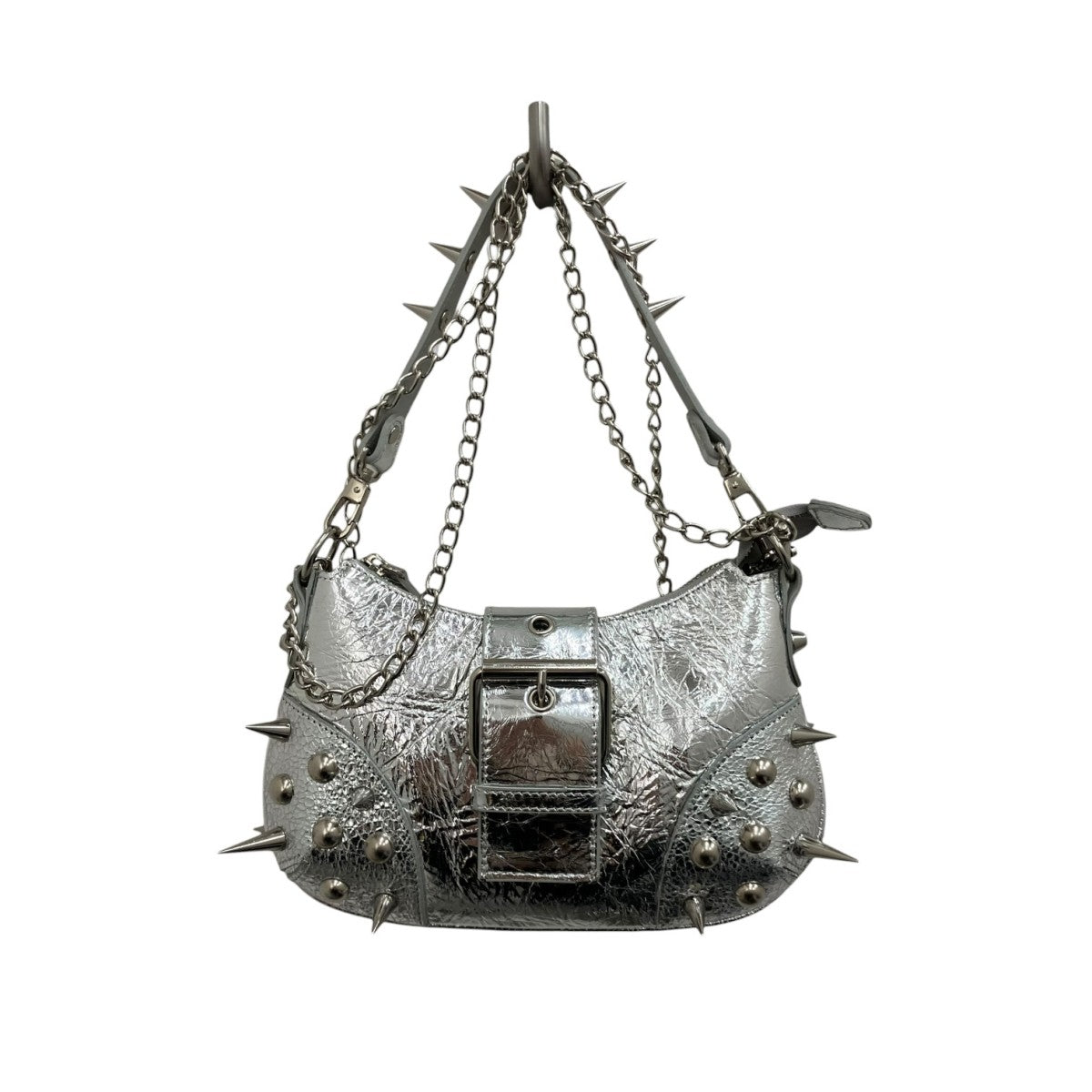 JUNYA WATANABE CDG クロコ型押しニードルスタッズショルダーバッグJO-K206 古着・中古-1枚目のアイテム画像