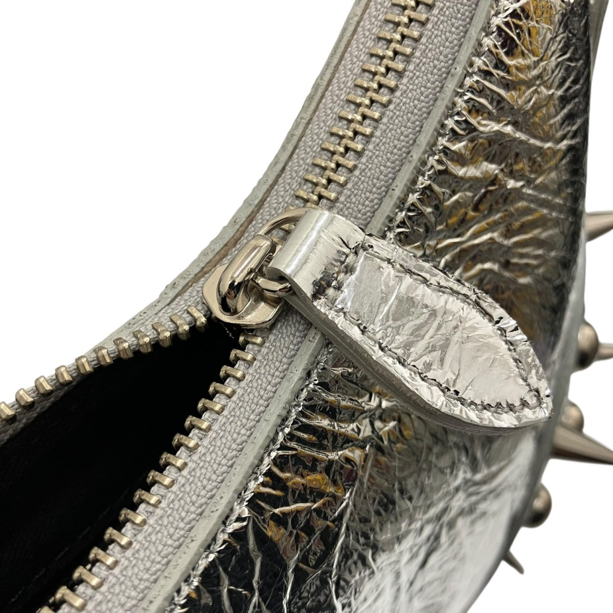 JUNYA WATANABE CDG クロコ型押しニードルスタッズショルダーバッグJO-K206 古着・中古-7枚目のアイテム画像