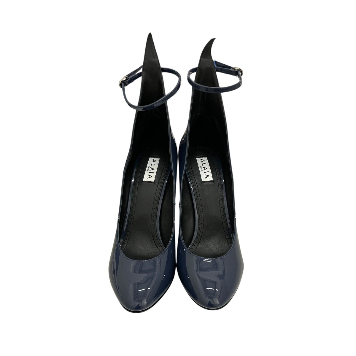 ALAIA 24AWデコルテパテントヒールパンプスAA3E073CK168 古着・中古-2枚目のアイテム画像