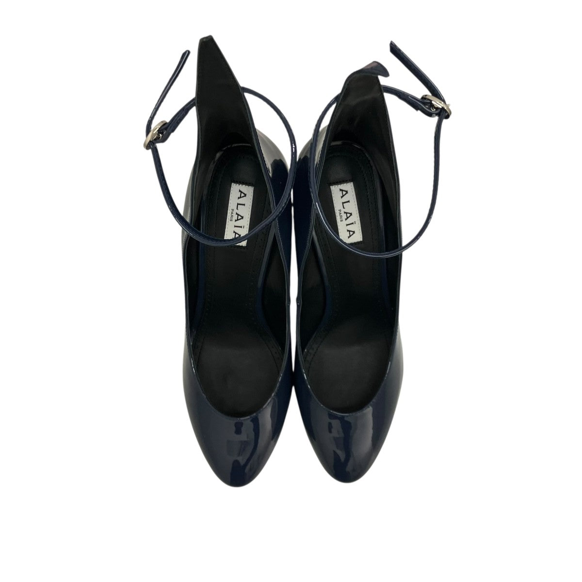 ALAIA 24AWデコルテパテントヒールパンプスAA3E073CK168 古着・中古-5枚目のアイテム画像