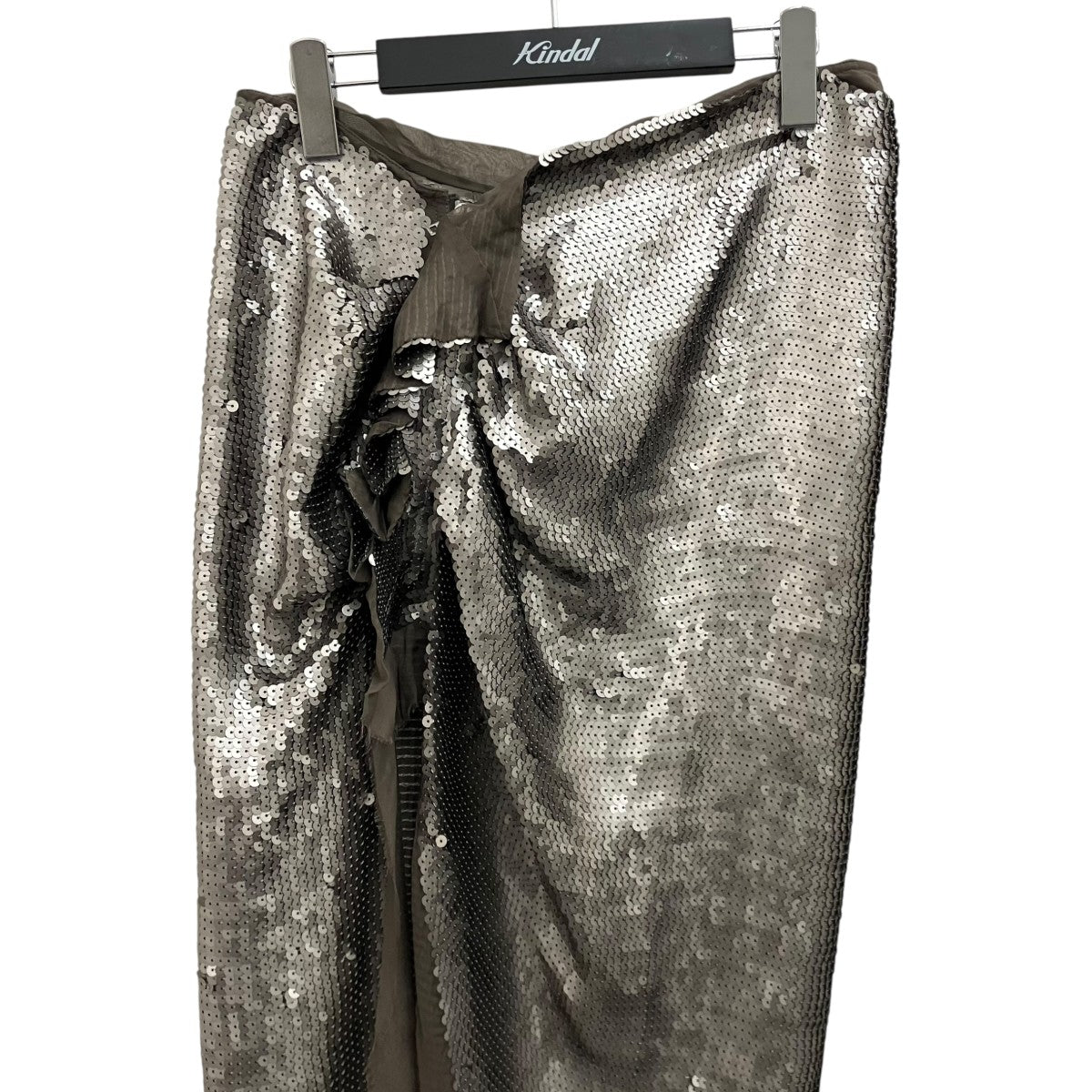 RICK OWENS 23AWスパンコール サイドスリット スカートRO02C1372-SEM1 古着・中古-3枚目のアイテム画像