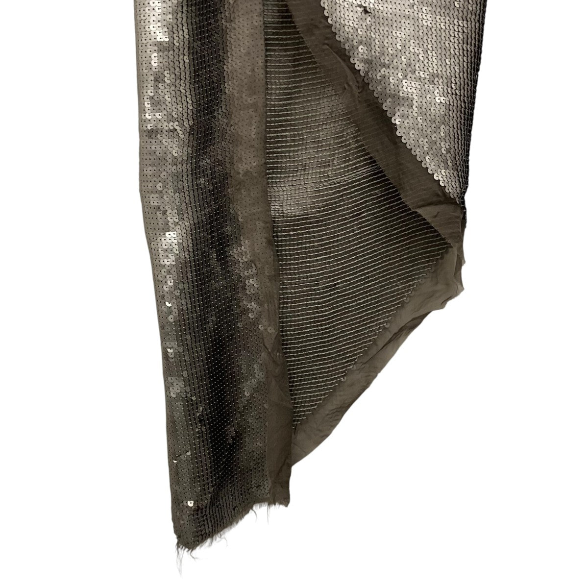 RICK OWENS 23AWスパンコール サイドスリット スカートRO02C1372-SEM1 古着・中古-4枚目のアイテム画像