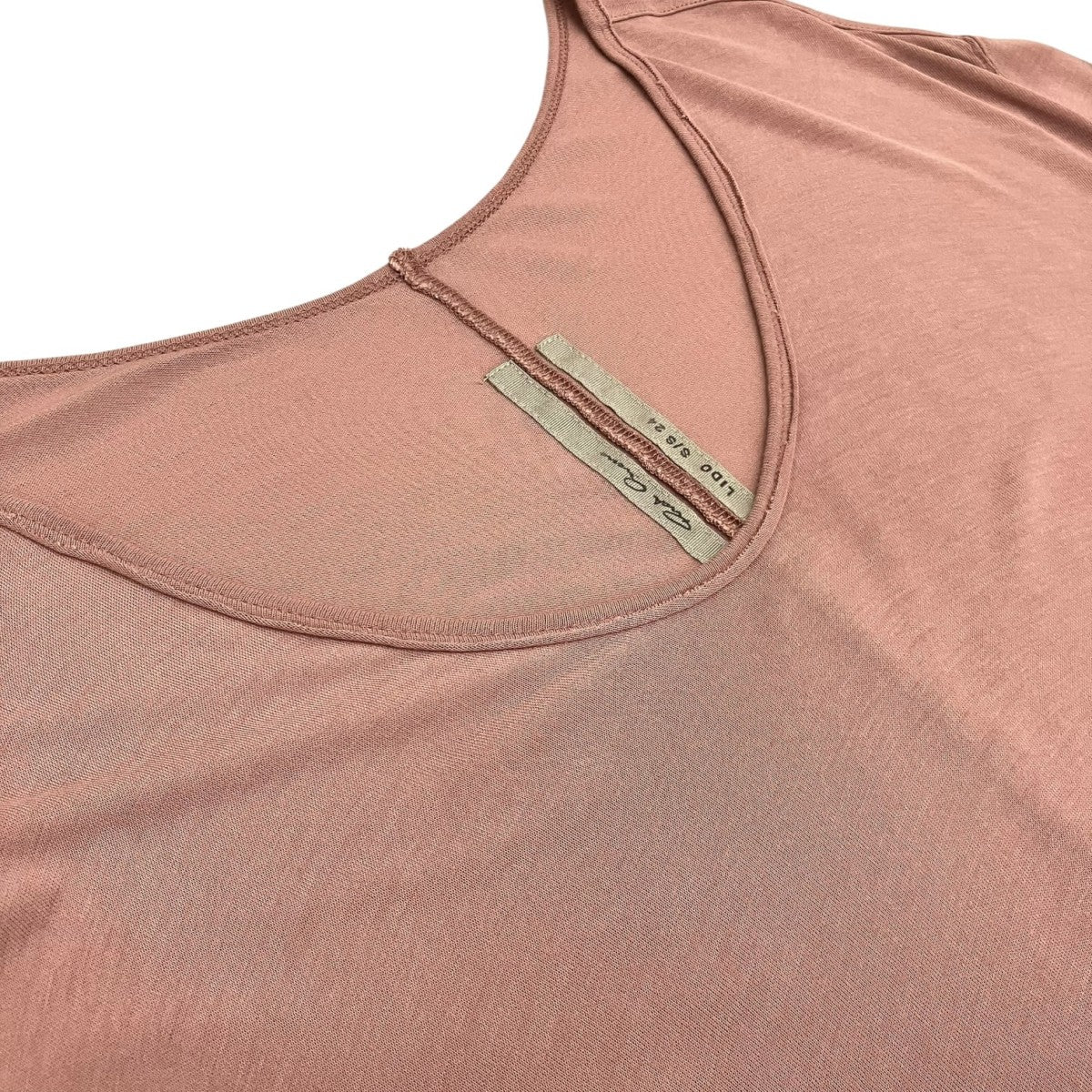 RICK OWENS 24SS【HIKED TEE】TシャツRP01D2206-JS 古着・中古-6枚目のアイテム画像