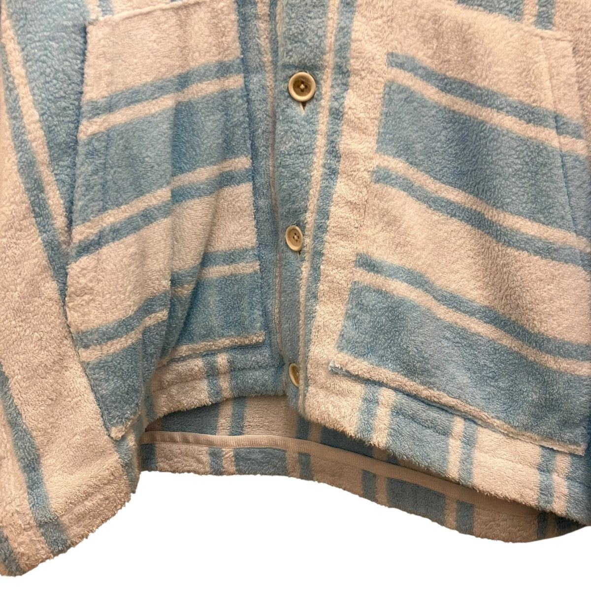 Mastermind World ストライプカーディガンMW22S08-BL006-005 古着・中古-4枚目のアイテム画像