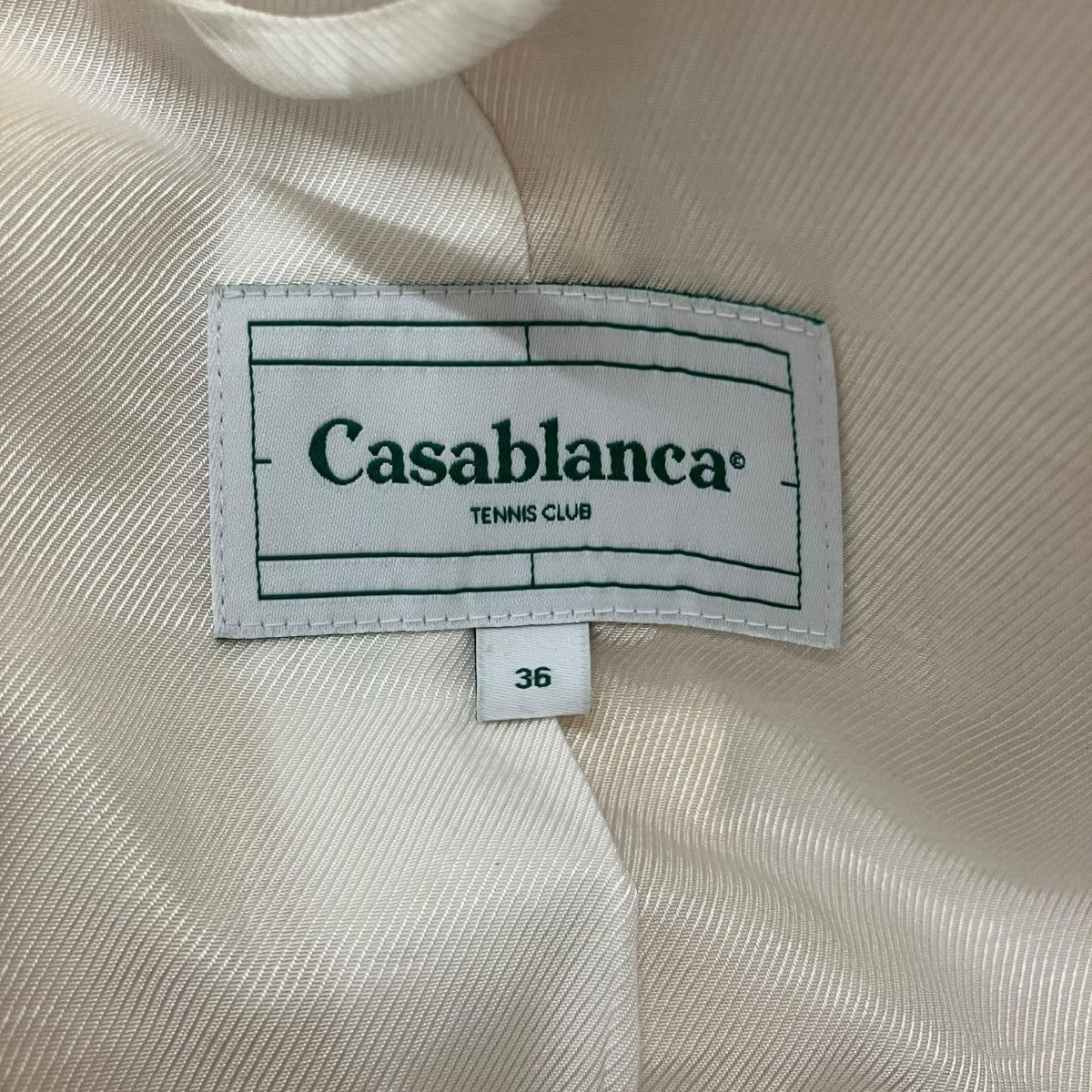 CASABLANCA デザインダブルジャケットWS22-081 古着・中古-8枚目のアイテム画像
