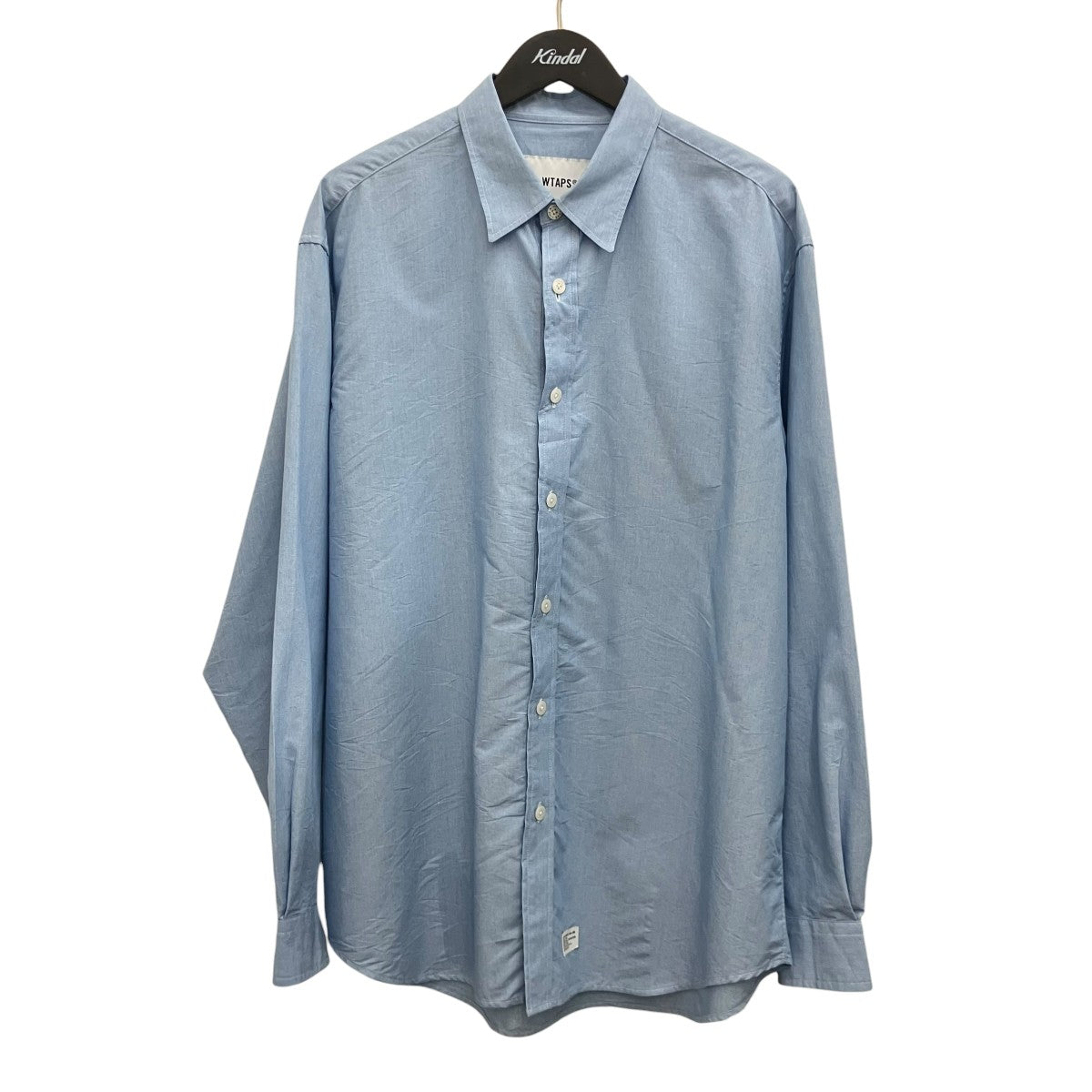 WTAPS 25SS【CB LS CTPL． CHAMBRAY． COOLMAX】シャンブレーシャツ251WVDT-SHM05 古着・中古-1枚目のアイテム画像