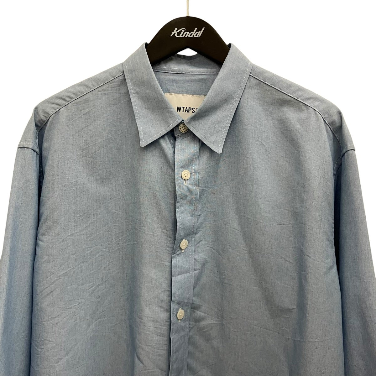 WTAPS 25SS【CB LS CTPL． CHAMBRAY． COOLMAX】シャンブレーシャツ251WVDT-SHM05 古着・中古-3枚目のアイテム画像