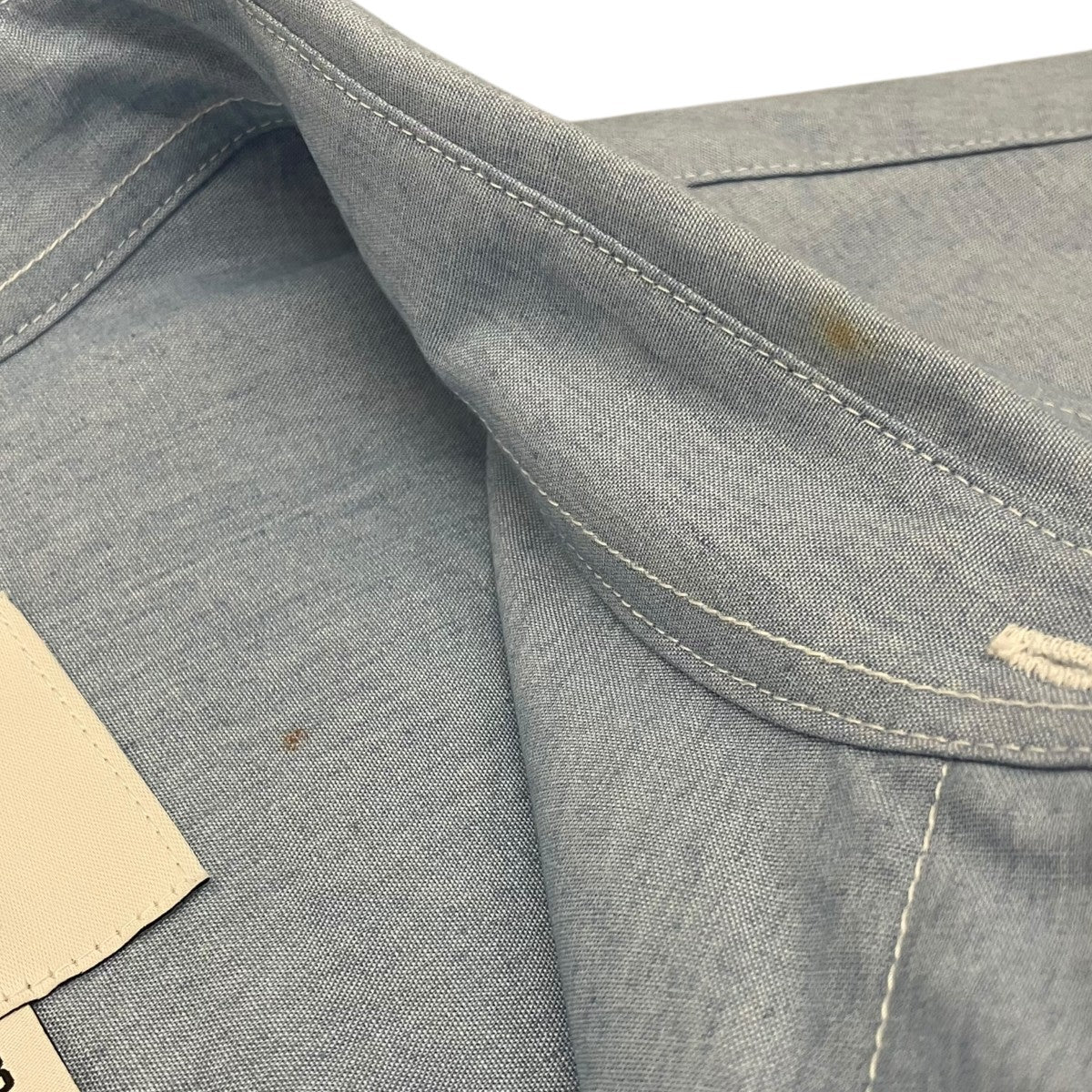WTAPS 25SS【CB LS CTPL． CHAMBRAY． COOLMAX】シャンブレーシャツ251WVDT-SHM05 古着・中古-6枚目のアイテム画像