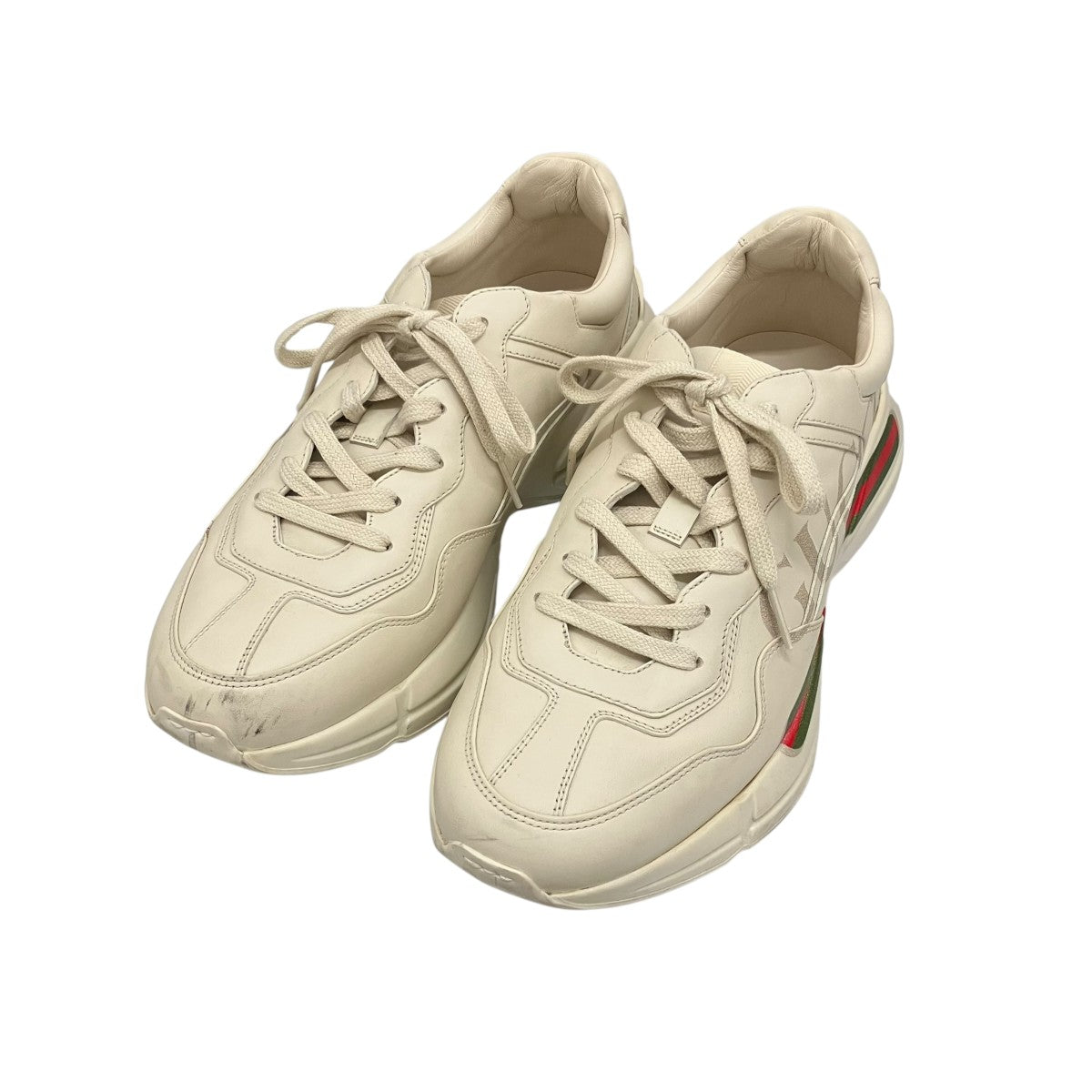 GUCCI 【RHYTON】ライトン ヴィンテージロゴ ローカットスニーカー500877 古着・中古-1枚目のアイテム画像