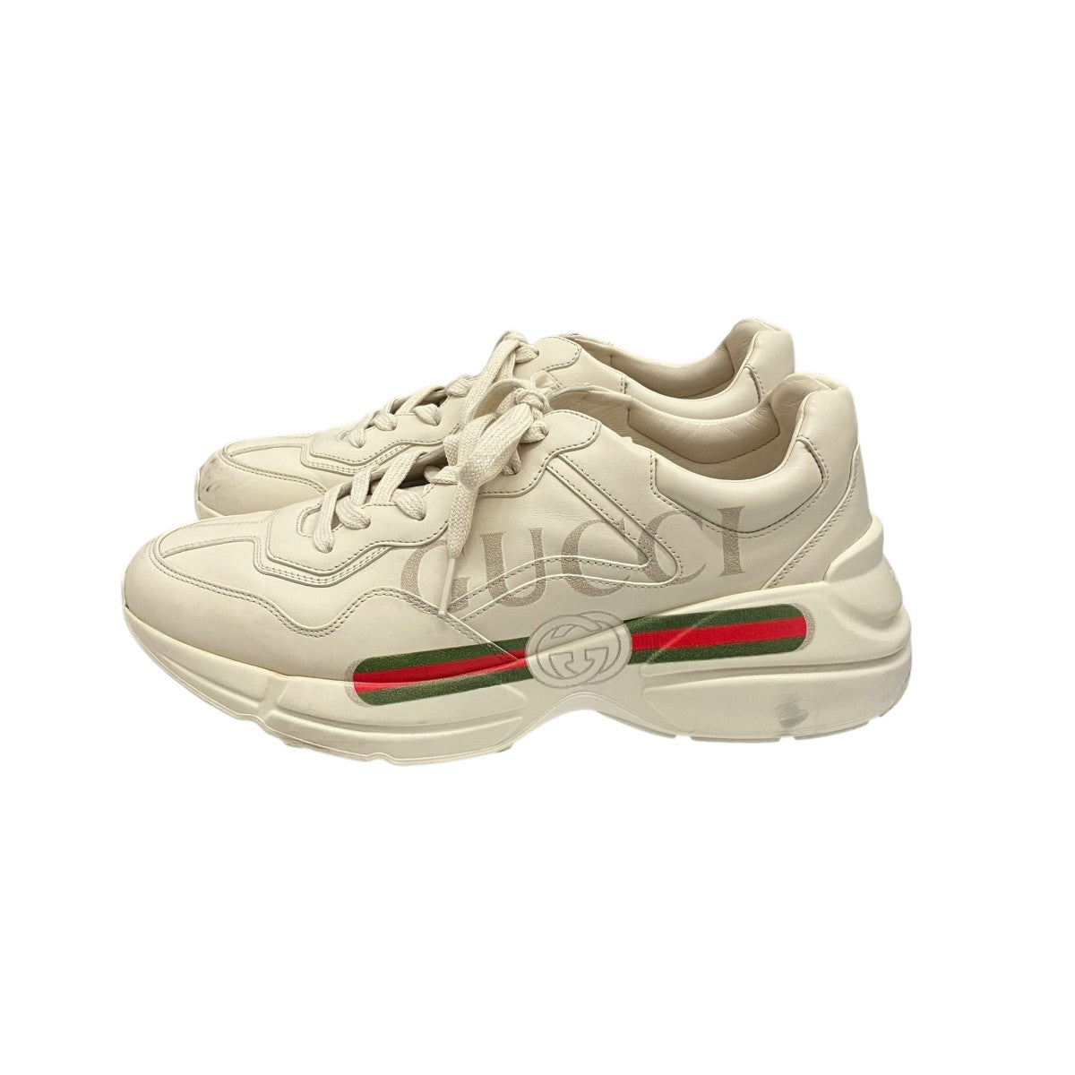 GUCCI 【RHYTON】ライトン ヴィンテージロゴ ローカットスニーカー500877 古着・中古-4枚目のアイテム画像