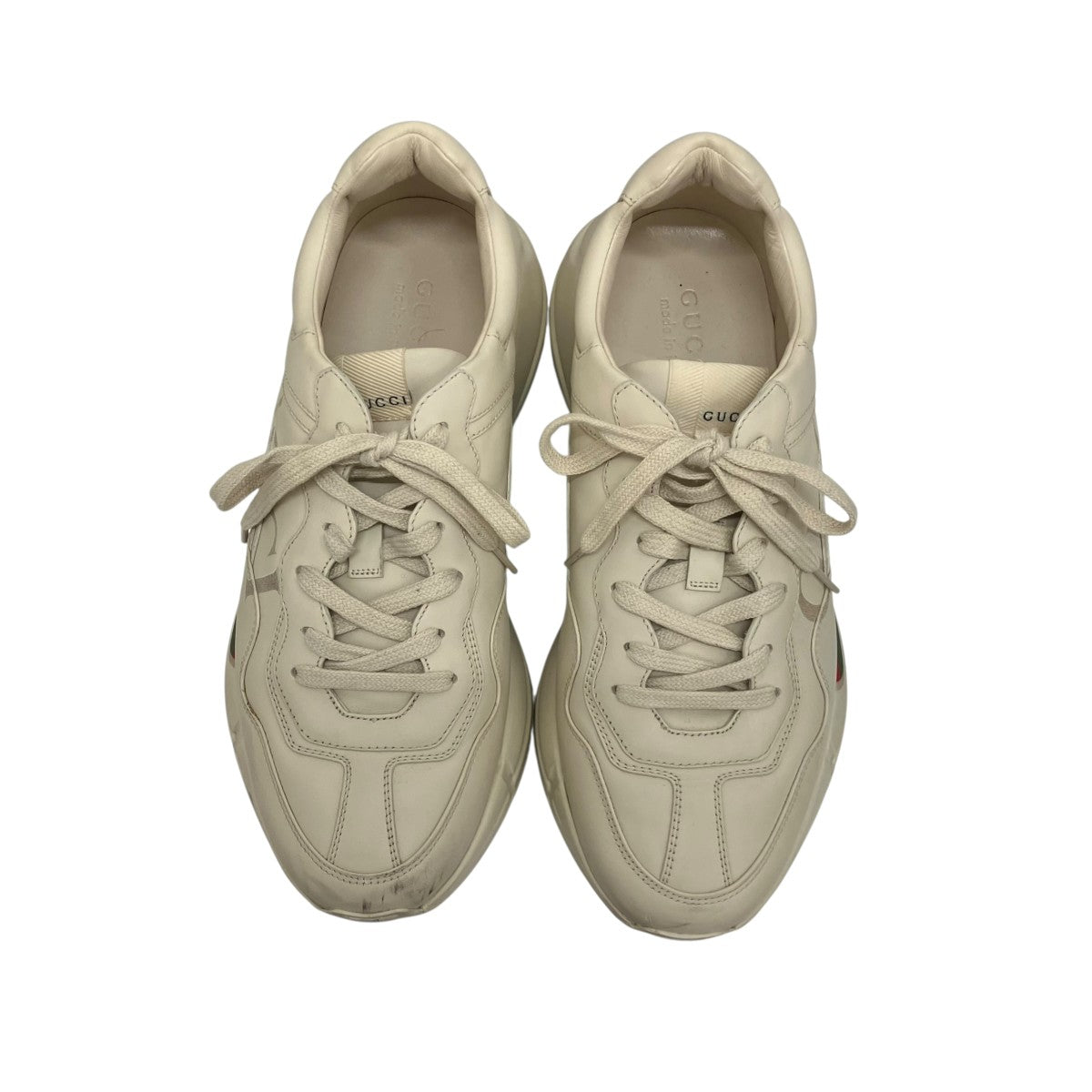 GUCCI 【RHYTON】ライトン ヴィンテージロゴ ローカットスニーカー500877 古着・中古-5枚目のアイテム画像