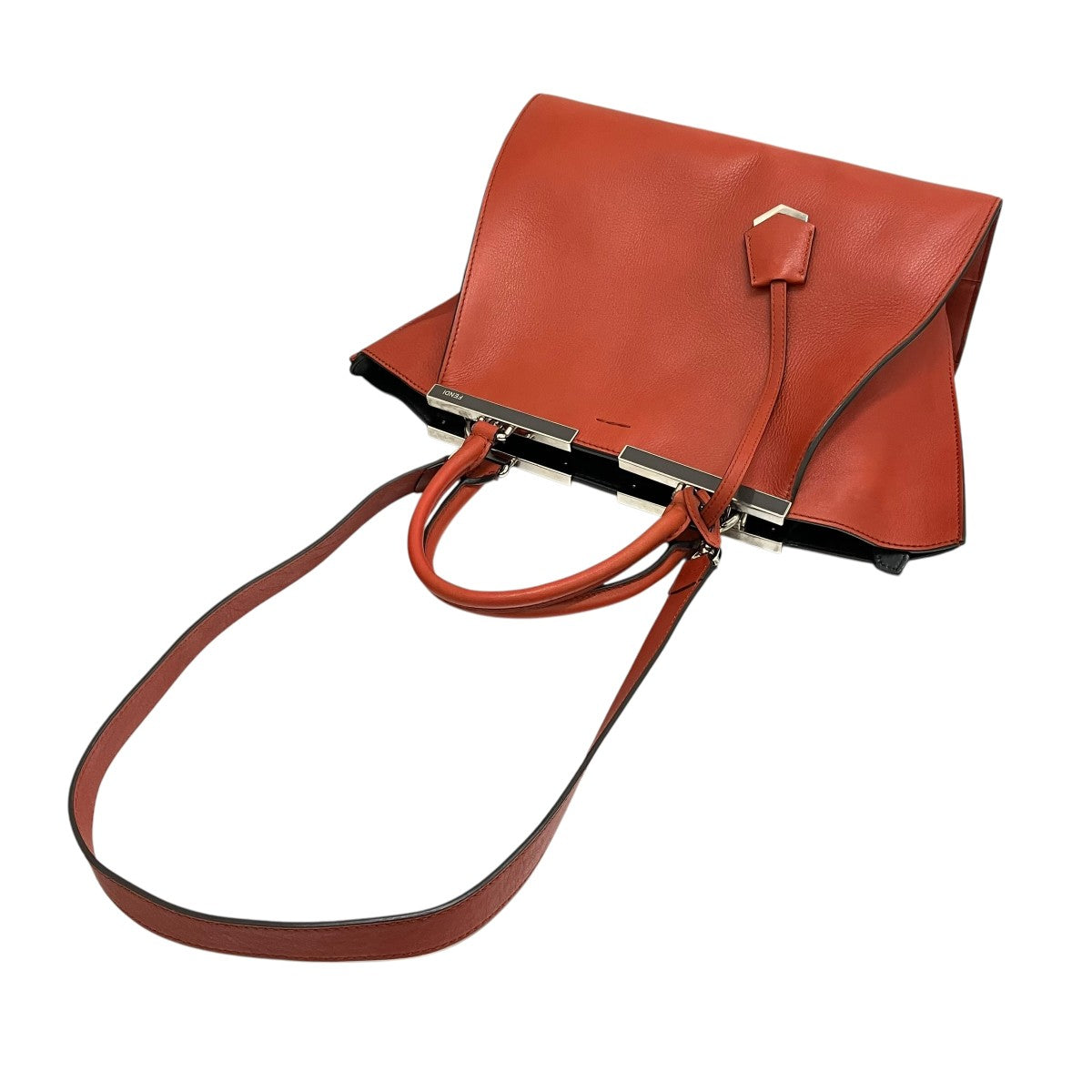 FENDI トロワジュール2WAYバッグ8BH279 古着・中古-4枚目のアイテム画像