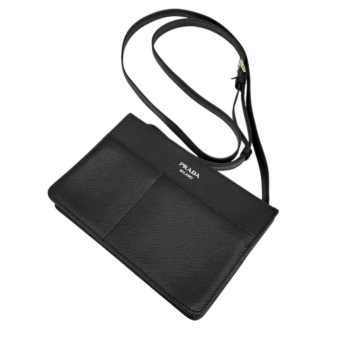 PRADA サフィアーノショルダーポーチ 古着・中古-6枚目のアイテム画像