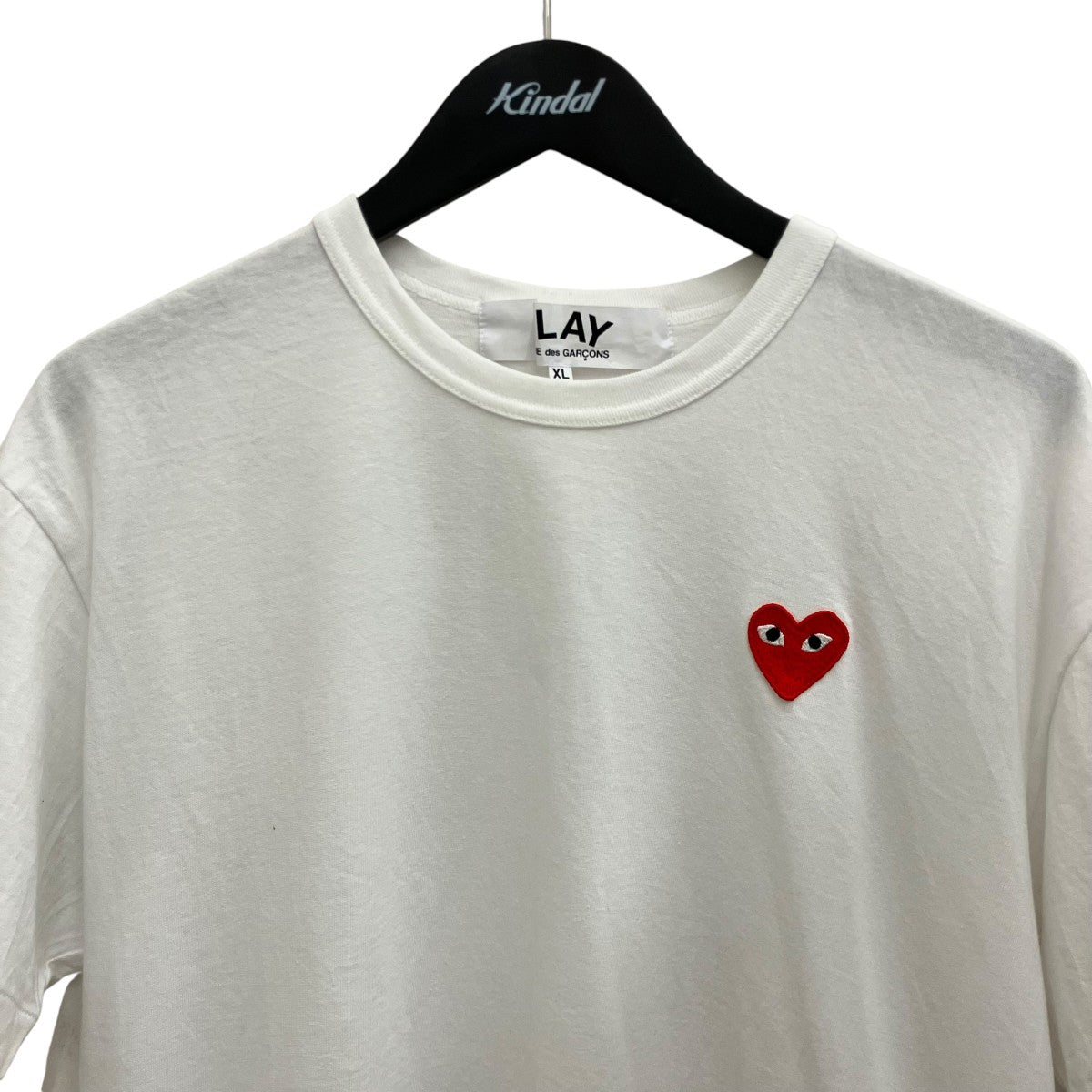 PLAY COMME des GARCONS ハートワッペンTシャツAZ-T108 古着・中古-3枚目のアイテム画像