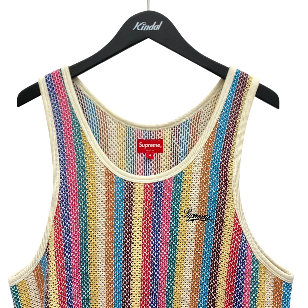 Supreme 【KNIT STRIPE TANK TOP】ニットストライプタンクトップ 古着・中古-3枚目のアイテム画像