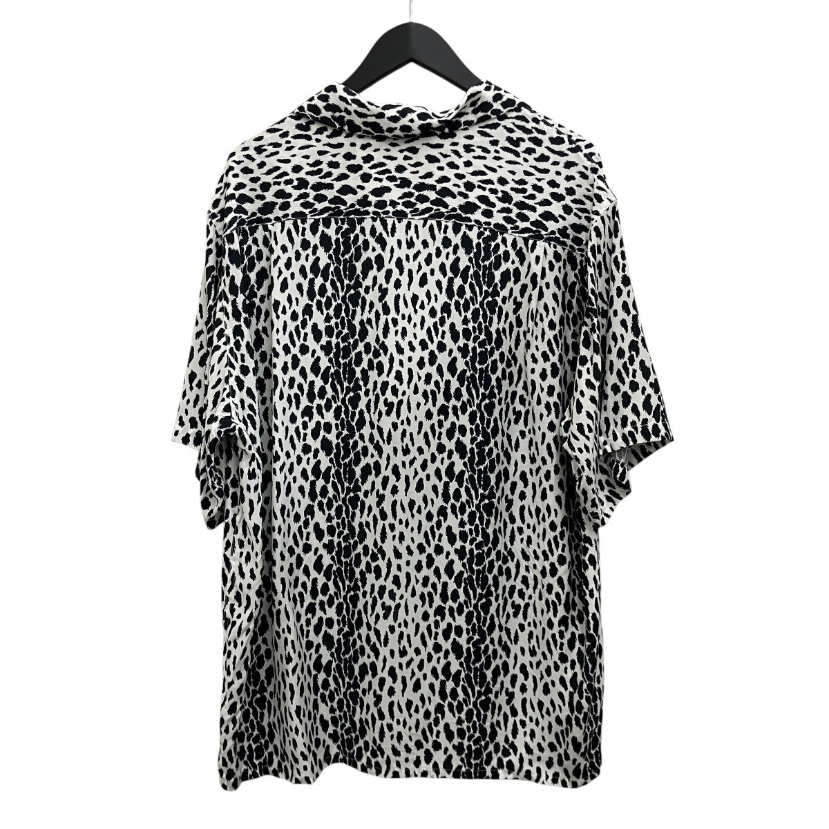 WACKO MARIA レオパードレーヨン半袖シャツ 古着・中古-2枚目のアイテム画像