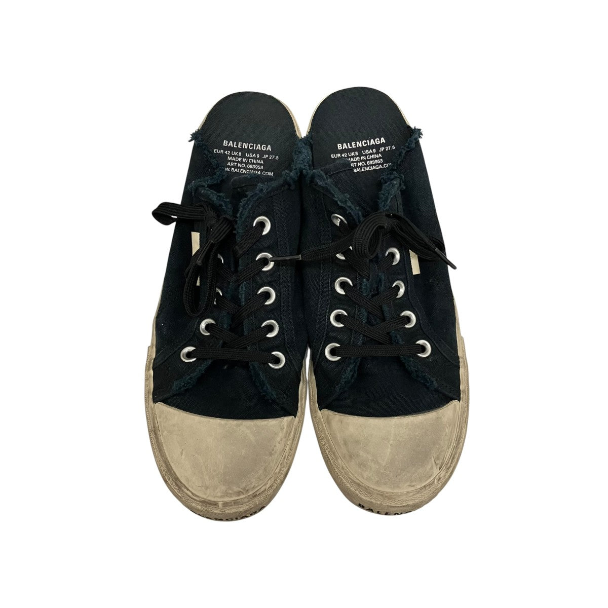 BALENCIAGA(バレンシアガ) デストロイコットンミュールスニーカー