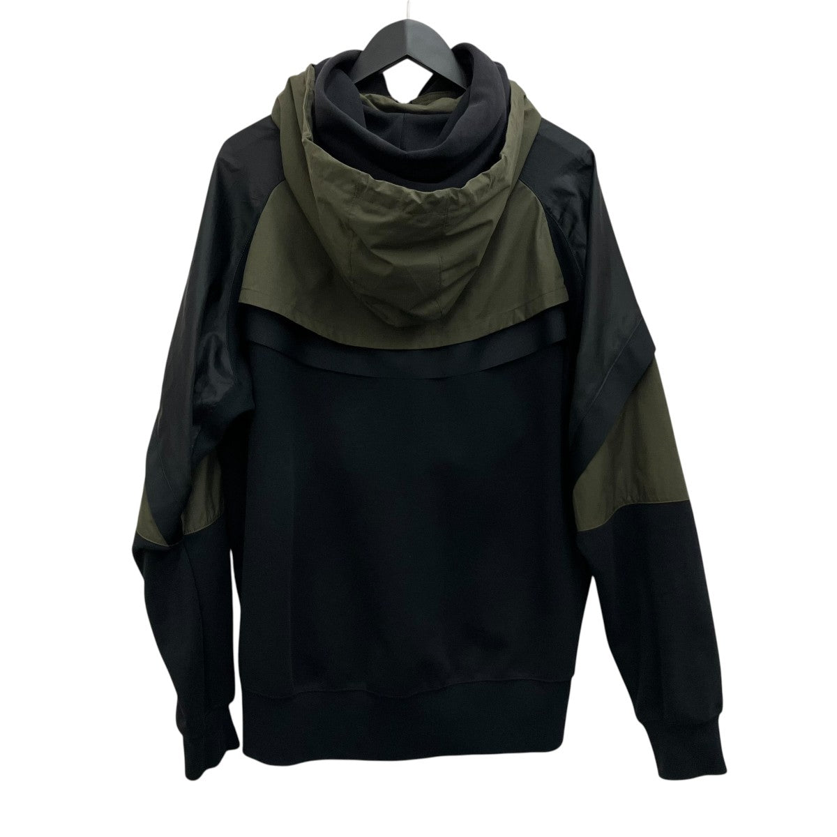 NIKE×sacai 【FULL ZIP HOODIE】レイヤードパーカーDQ9030-325 古着・中古-2枚目のアイテム画像