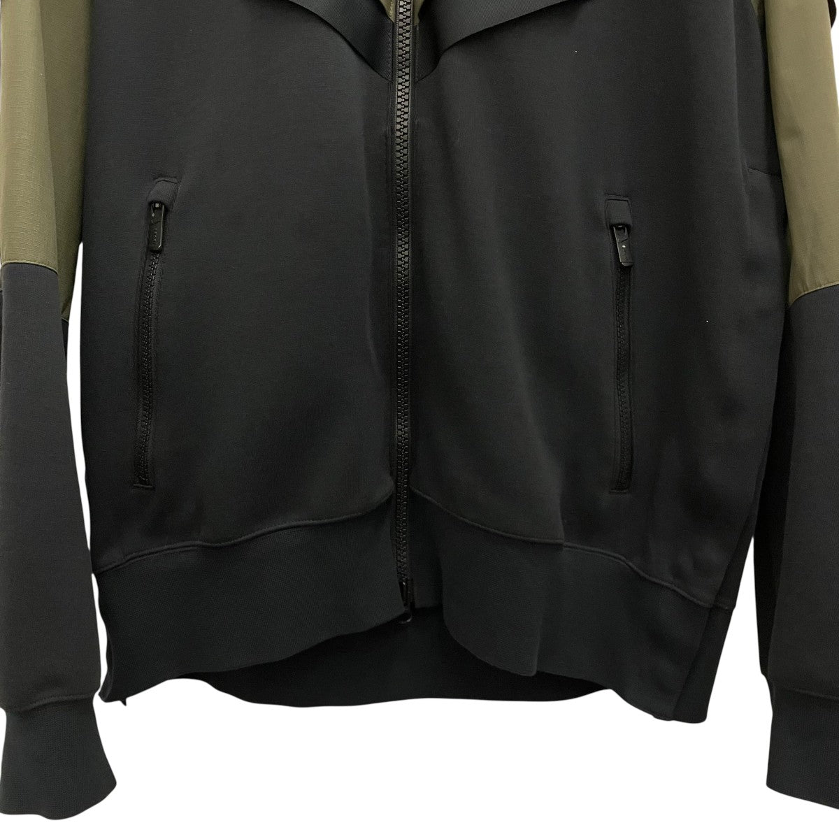 NIKE×sacai 【FULL ZIP HOODIE】レイヤードパーカーDQ9030-325 古着・中古-4枚目のアイテム画像