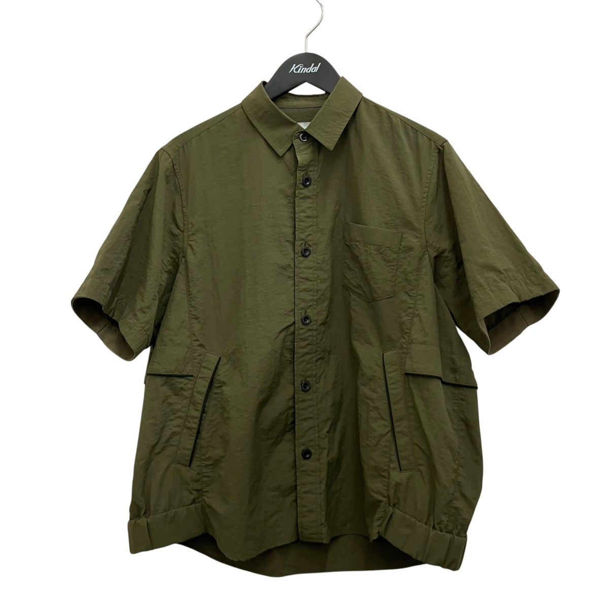 sacai 25SS【Nylon S S Shirt】半袖シャツ25-03722M 古着・中古-1枚目のアイテム画像