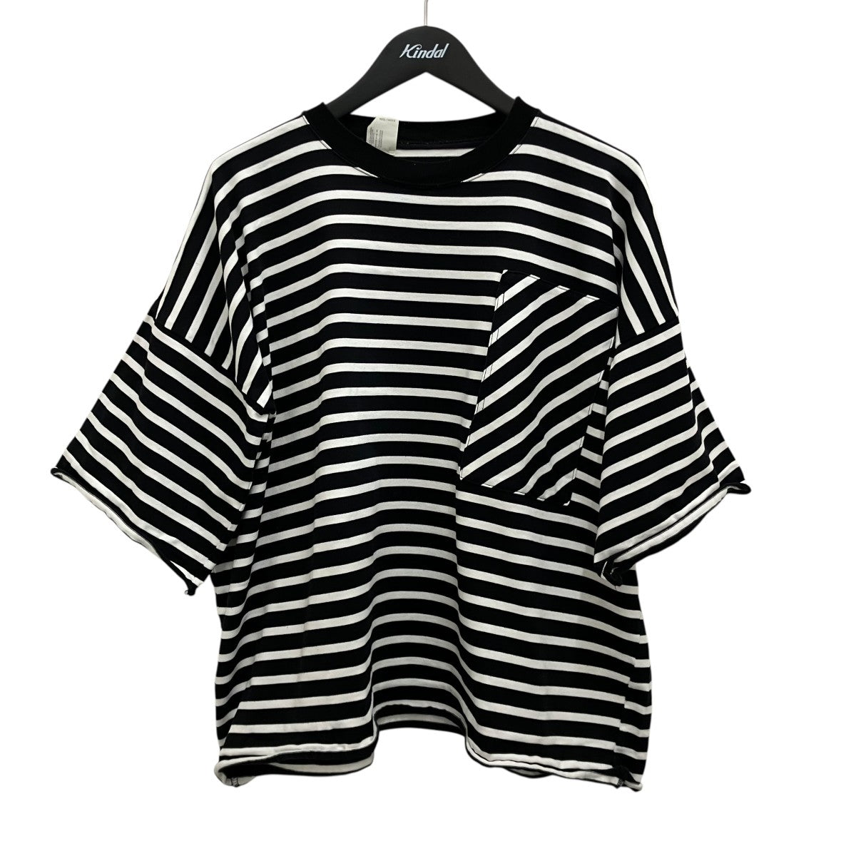 N．HOOLYWOOD オーバーサイズボーダーTシャツ1202-CS13-033 古着・中古-1枚目のアイテム画像