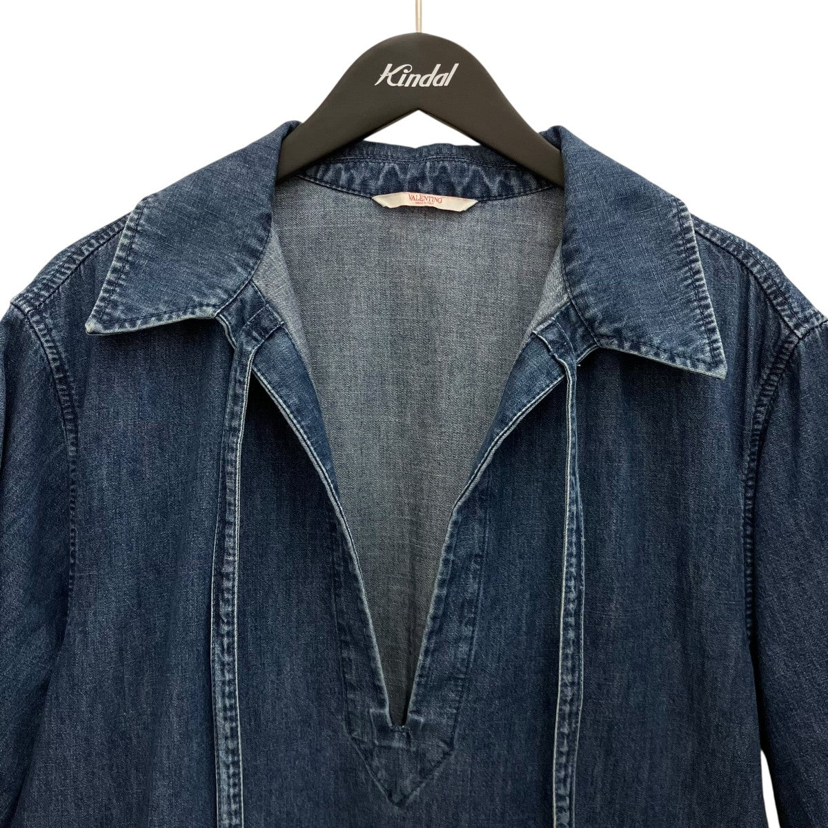 VALENTINO デニムチュニックシャツXV3DB01GG84B 古着・中古-3枚目のアイテム画像