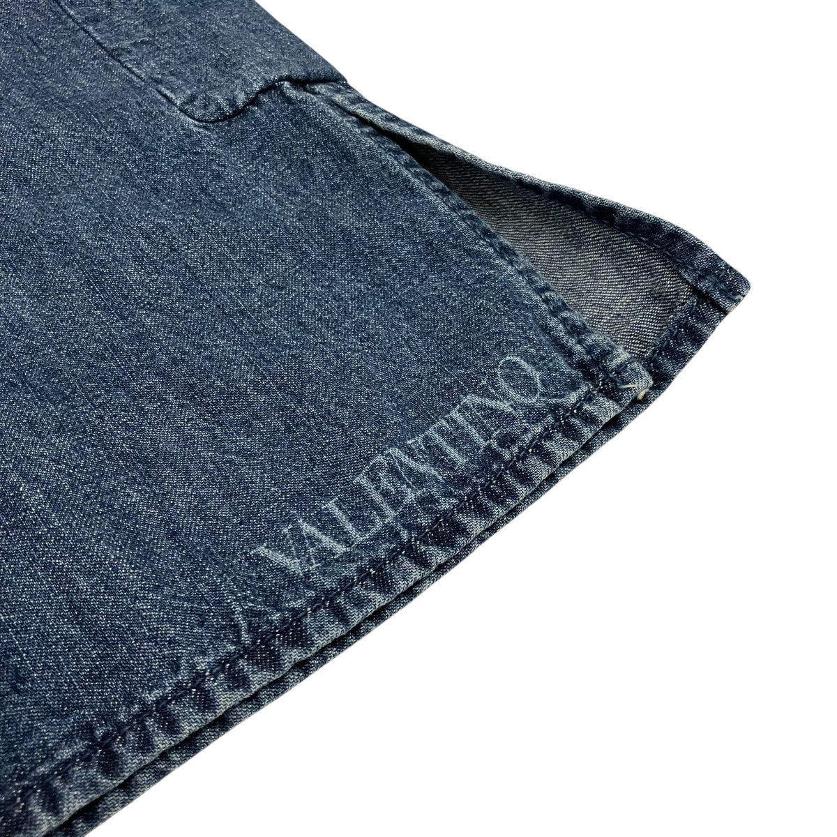 VALENTINO デニムチュニックシャツXV3DB01GG84B 古着・中古-6枚目のアイテム画像