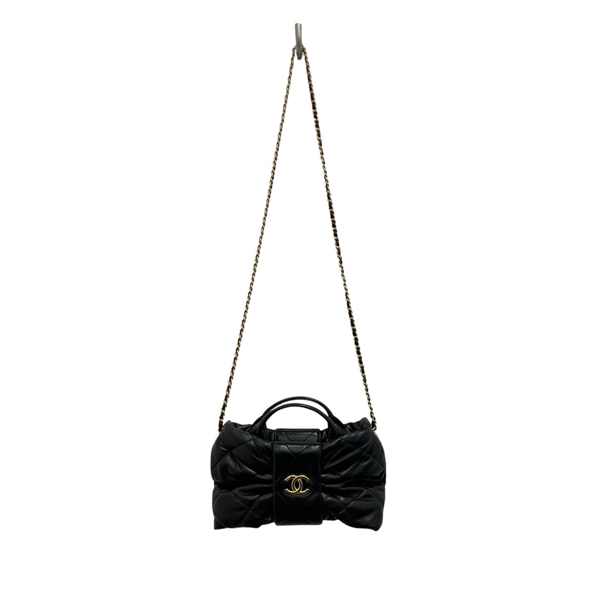 CHANEL 【MINI BOW BAG】ショルダーバッグAS5849 古着・中古-1枚目のアイテム画像