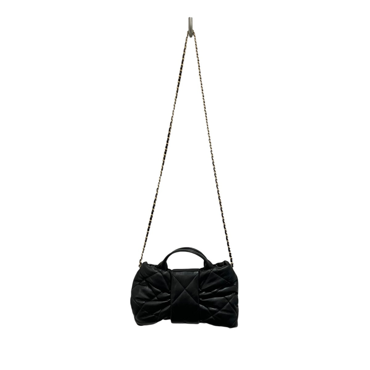 CHANEL 【MINI BOW BAG】ショルダーバッグAS5849 古着・中古-2枚目のアイテム画像
