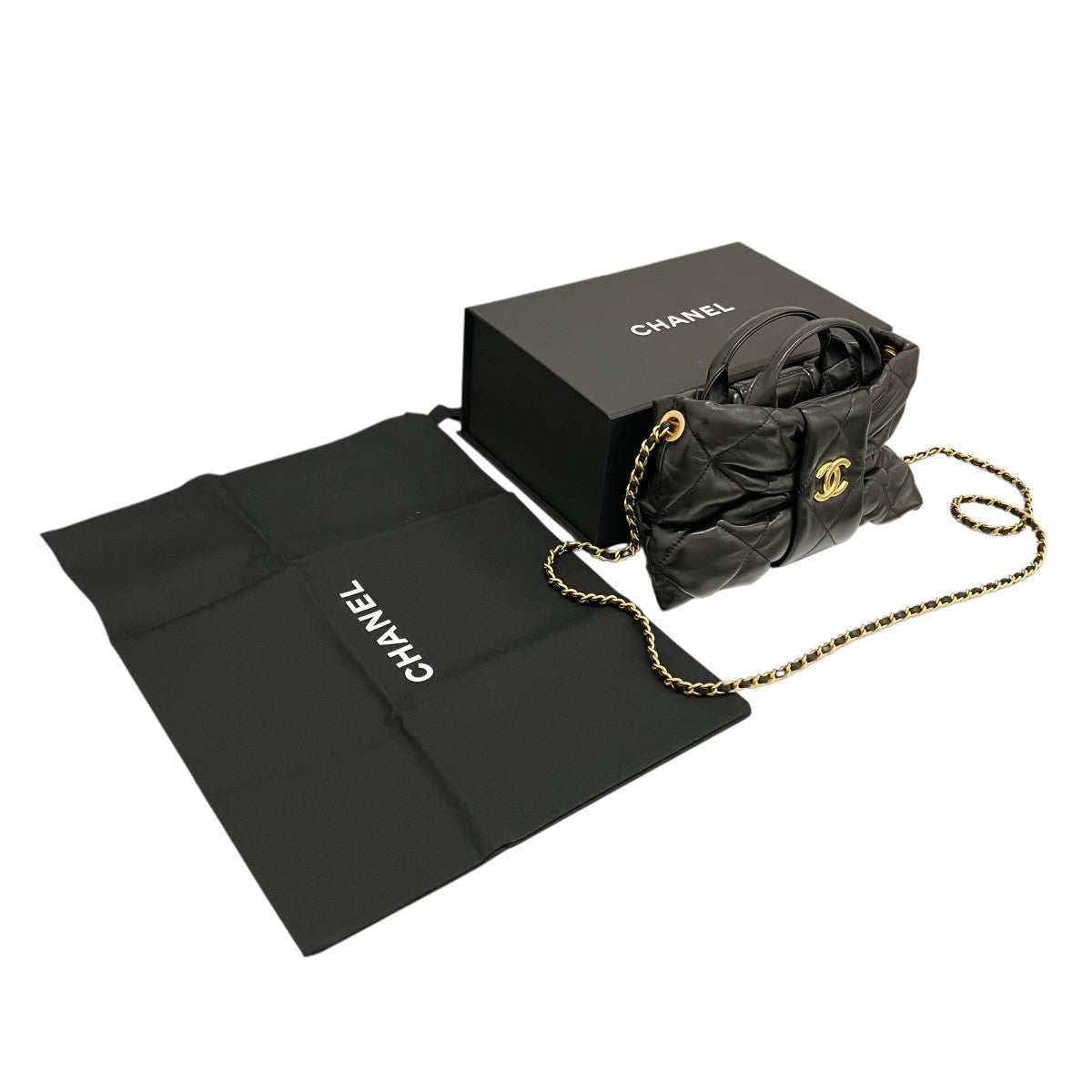 CHANEL 【MINI BOW BAG】ショルダーバッグAS5849 古着・中古-9枚目のアイテム画像