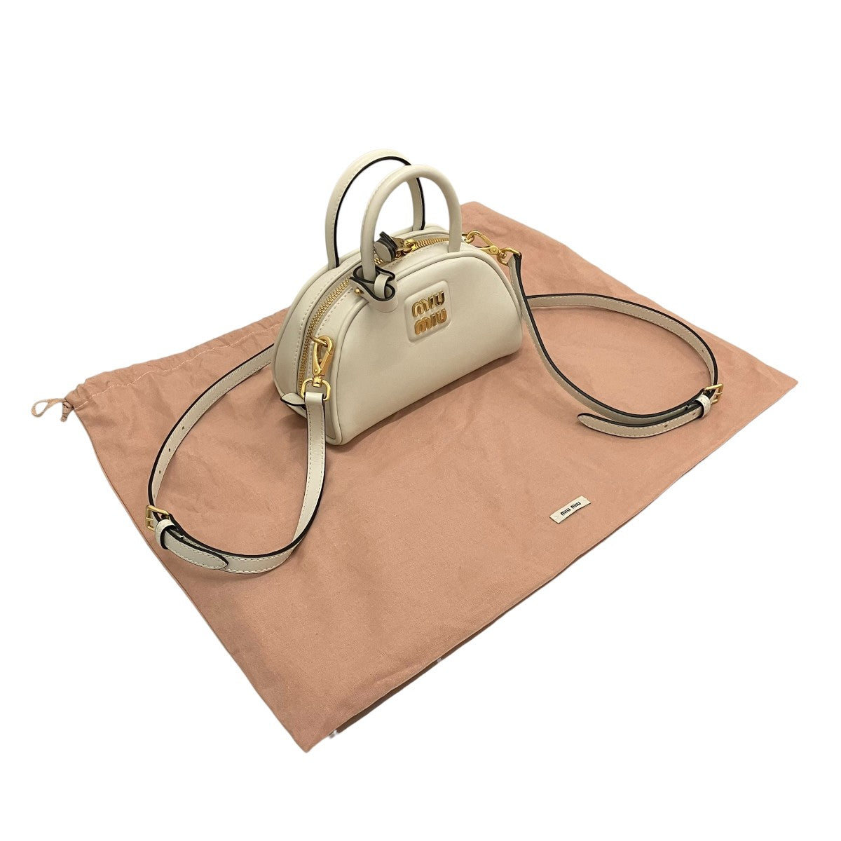 MIU MIU 2WAYハンドバッグ5BP085 古着・中古-9枚目のアイテム画像